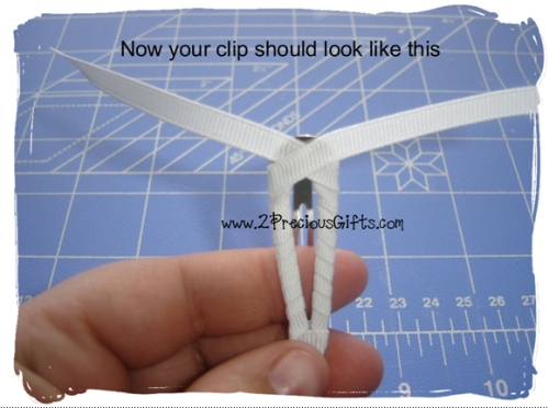 How to Make Ribbon Wrapped Hair Barrettes : Amy's Store LLC